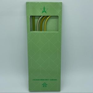 Jeffree Star Green Reusable Straw Set